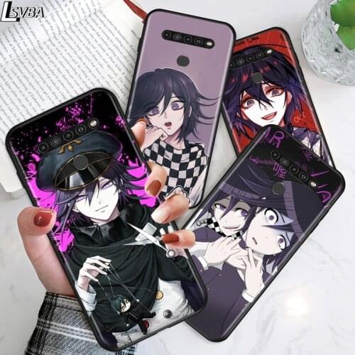 Danganronpa anime for LG G8 G8S G8X V30 V35 V40 V50 V60 ThinQ Q60 K40 K50 K30 K41 K51 K61 K71 K22 Black Phone Case