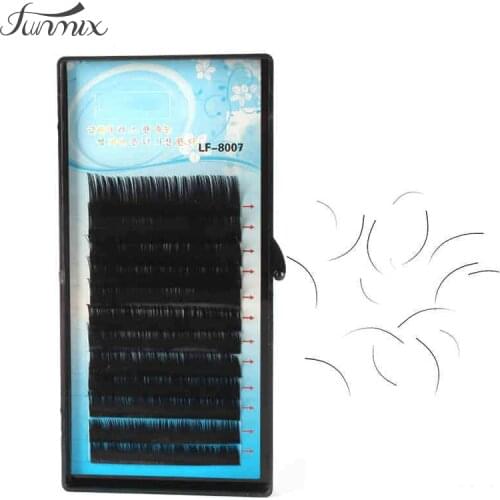 Hair eyelash big eye wire mixed length dense boxed eyelash bushy hair engraft