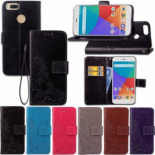 For Xiaomi Mi A1 Case 5.5 inch Luxury Wallet PU Leather Phone Case For Xiaomi Mi A1 Global Version Mia1 Case Flip Back Cover