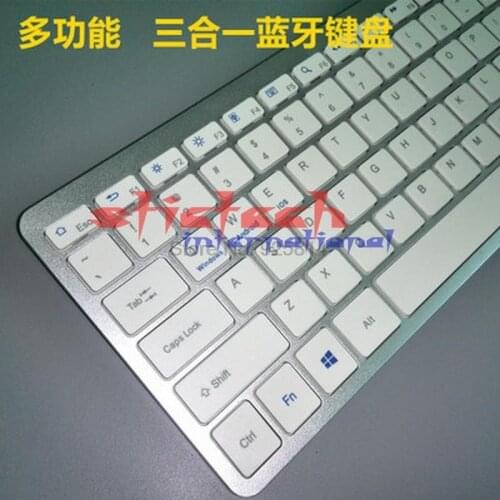 By dhl or ems 100pcs Bluetooth 3.0 Waterproof Wireless Keyboard For Apple iPad Series/Mac Book/Smart Phones