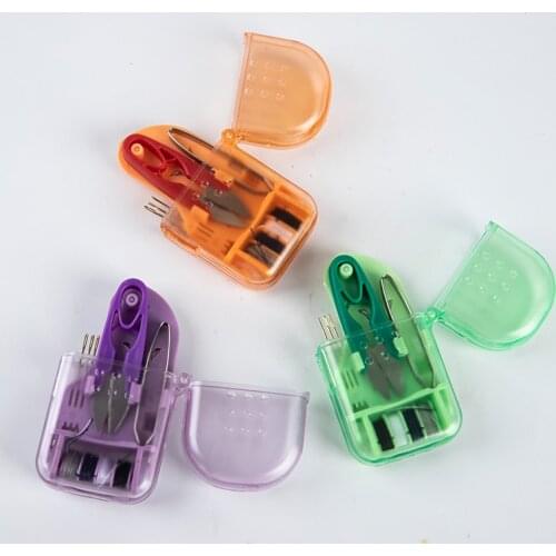 Home Travel Sewing Kit Box Exquisite and Portable Mini Portable Sewing Kit Needle Sewing Box Sewing Tools Box