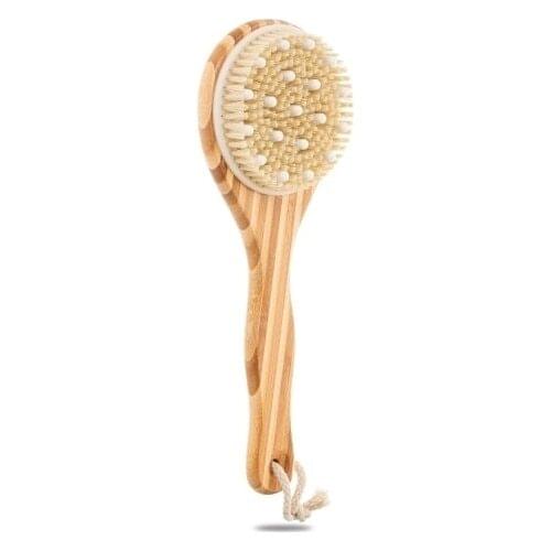 Eklips Natural Bamboo Massage and Cellulite Bath Brush