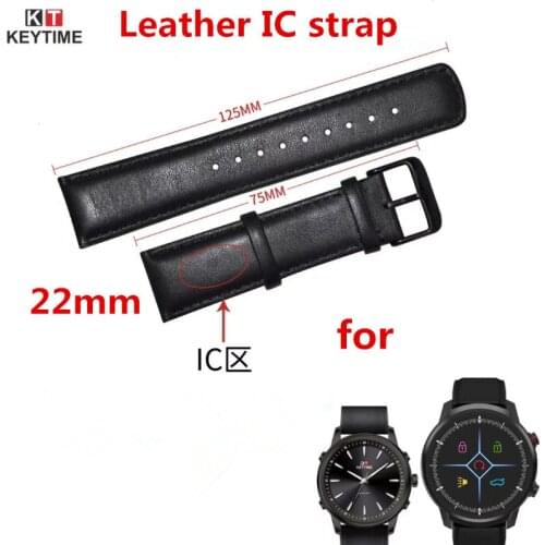 KT KEYTIME Leather IC strap for KD Watch and 22mm,Chip type UID, support repeated erasing