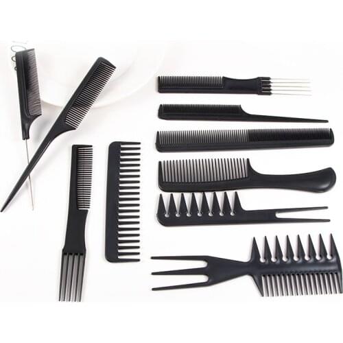 Multifunctional Hair Design Hair Detangler Comb Stylist Anti-static Hairdressing Combs, Makeup Barber Haircare Styling Tool Set