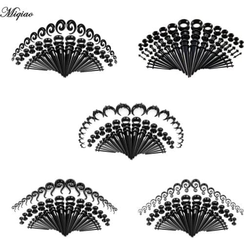 Miqiao 50pcs Fashion Hot Sale Acrylic Set Ear Expander Body Exquisite Piercing Jewelry