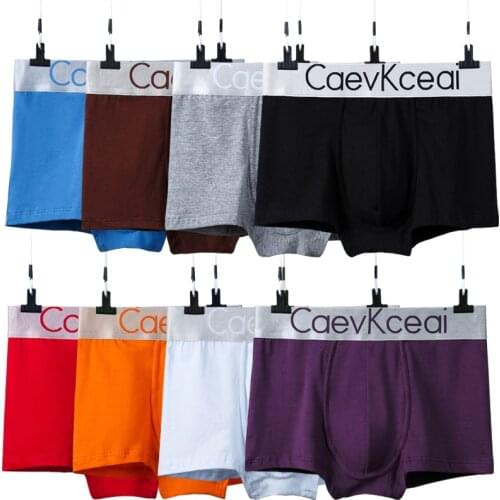 3pcs Hot Underwear Men Cotton Boxer Homme Brand Mens Underpants Male Panties Breathbale Shorts U Convex Pouch Men Plus Size