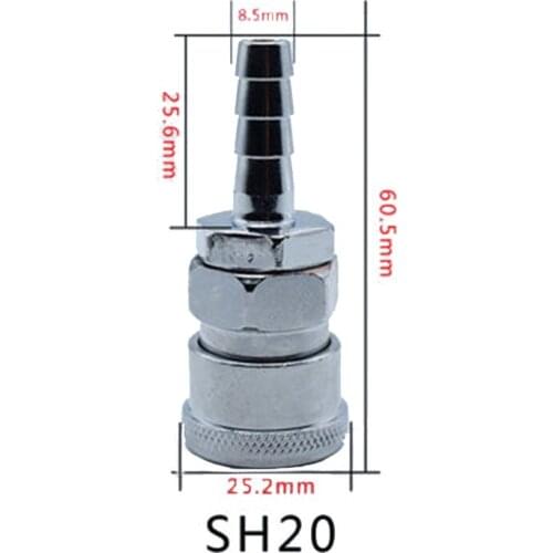 Stainless Steel Pneumatic Joint C Type Self-locking Quick Connector Male Female SP SF SM SH Pneumatic Tool Air Pump Compressor