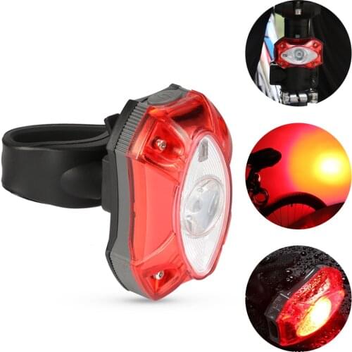 USB Rechargeable Rear Tail Bicycle Light Lamp Taillight Waterproof 3W LED Safety Cycling Bike Light Bicycle Accessories