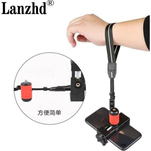 SLR Hot-Metal Head + Mobile Phone Holder 1/4 Screw Interface Universal Ball Hot-Head Mobile Tower Support Photographic equipment