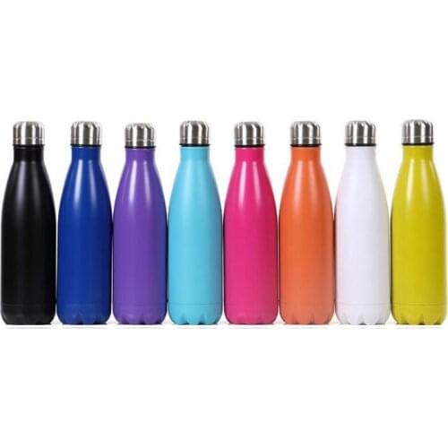 20PCS 350/500ml Thermal Cup Vacuum Flask Heat Water Bottle Stainless Steel Heat Insulation Drink Bottle Thermos Vacuum Portable