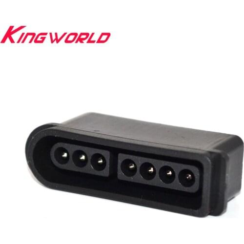 High quality 180 Degree 7 Pin Female Connector Socket Slot for Nintendo for SNES Game Console Controller