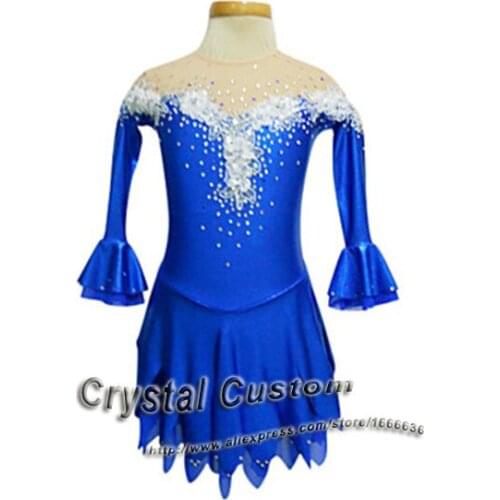 Custom Ice Figure Skating Dresses For Women New Brand Vogue Figure Skating Dress Competition Dress DR2517