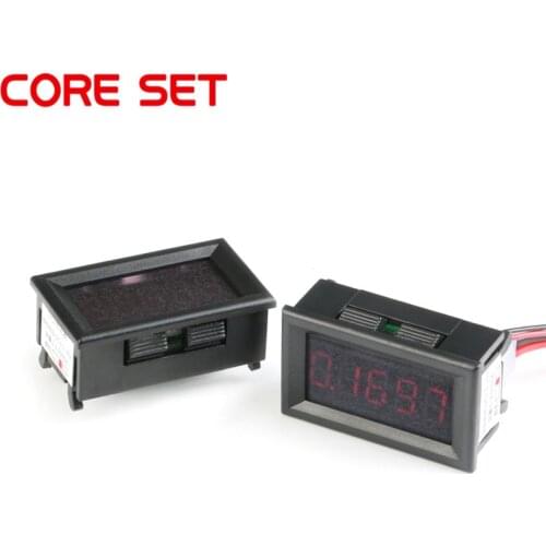0.36" 5 Digits Ammeter 0-3.0000A DC Current Panel Meter Ampere Panel Meter Red LED Electric Current Tester Gauge