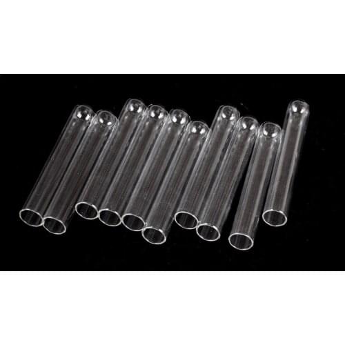 10pcs 100mm Pyrex Glass Blowing Tubes 4 Inch Long Thick Wall Test Tube Lab Supplies Drop Ship