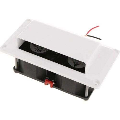 2021 1set DC12V 25W Caravan Side Air Vent Ventilation Fan DC 25W Exhaust Fan For RV Camper Trailer Boat Marine Yacht n Side Air