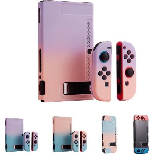 2021 Protective Cover Anti-shock Close Fit ABS Anti-scratch Bright-colored Console Protecter for Switch