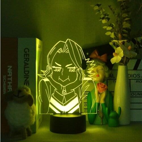 3d Lamp Anime My Hero Academia Yuga Aoyama Lamp for Bedroom Decoration Birthday Gift Can't Stop Twinkling Led Night Light