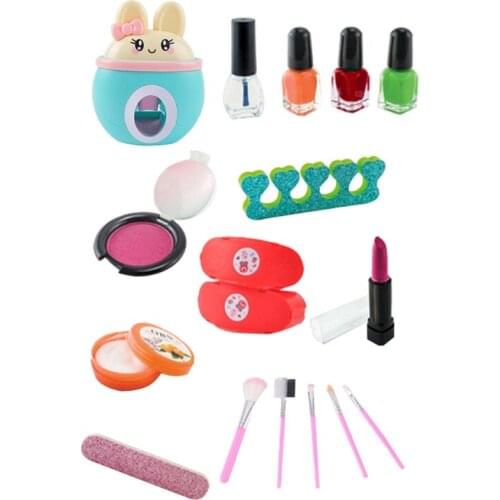Childrens DIY Nail Art Machine Makeup Girl Nail Polish Creative Toy Set Princess Gift