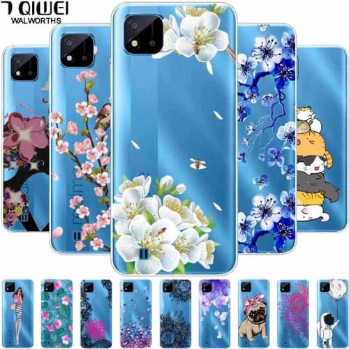 For Realme C11 2021 Case Clear Soft TPU Silicone Phone Cover for Realme C11 2020 Back Cases Transparent Bumper RealmeC11 C 11