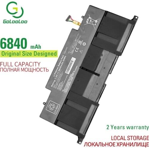 Golooloo 7.4v 6840mAh 50Wh New laptop battery for Asus Zenbook UX31 UX31A UX31E UX31E-DH72 C22-UX31 C23-UX31
