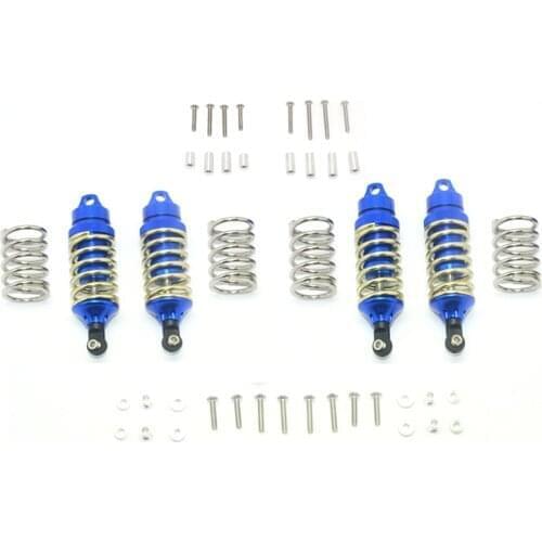 GPM ALUMINUM FRONT+REAR SHOCKS LOW CENTER OF GRAVITY VERSION For TRAXXAS SLASH 4X4 RC Upgrade
