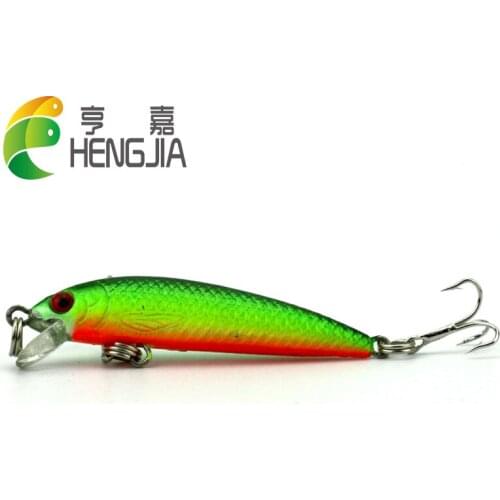 HENGJIA 5.5cm 3.6g hard plastic minnow fishing lures wobbler crankbaits pike carp trout perch catfish pesca fishing tackles