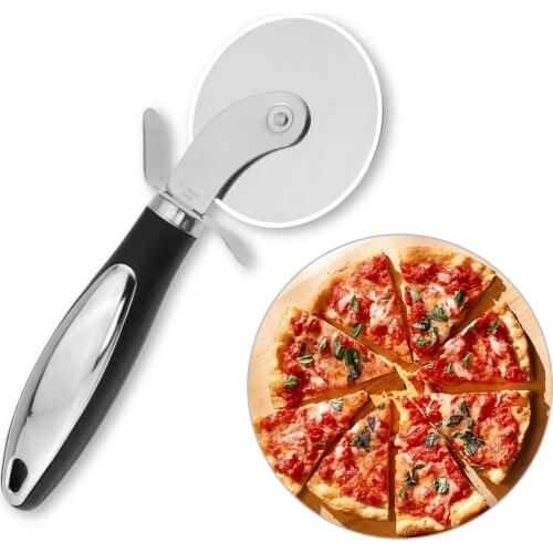 Pizza Tools Diameter 7.5 CM Pizza Cutter Stainless Steel Pizza Knife Pizza Wheel Knife Rotary Pie Knife Cake Baking Wheel Knife