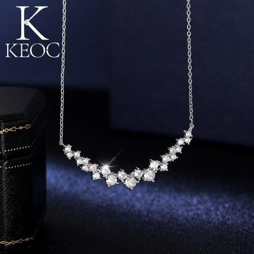Keoc candy y2k jewelry Small round AAA zircon smile woman necklace friends personalized gift accessoires birthday Pendant gift