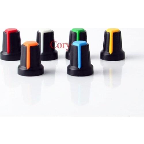 12pcs Potentiometer knob Switch Cap Inside Diameter 6mm diameter 15 mm * 17 mm high 15*17 CZYC