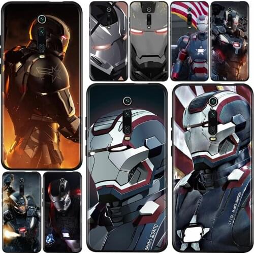Marvel Avengers War Machine For Xiaomi Redmi 9i 9T 9A 9C 9 8A 8 GO 7 7A S2 Y2 6 6A 5 5A 4X Prime Pro Plus Black Phone Case