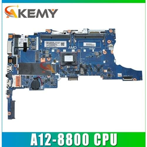 For HP EliteBook 745 G3 845 G3 Laptop Motherboard 827576-001 With A12 Pro-8800 Processor 827576-501 MB 100% Tested Fast Ship