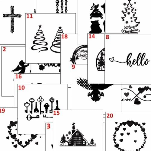 Metal Cutting Dies Christmas Trees Elf Domed Frame Love Wreath Key Angels Tower House Mixed Style DIY Scrapbooking 2021 New