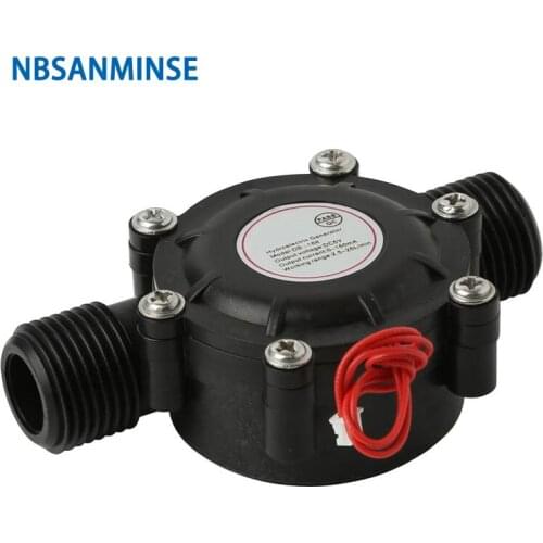 NBSANMINSE SMB-168 Three intersects Water flow generator G1/2 For lighting, LED shower display, inductive sanitary ware circuit