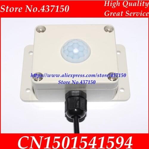 RS485 4-20mA 0-5V 0-10V output light sensor Illuminance sensor illumination transmitter, connected to the PLC 65535lux 200klux
