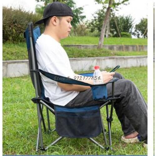 Folding Chair Lunch Break Folding Chair Portable Lunch Chair Home Outdoor Portable Fishing Chair Camping Beach Chair
