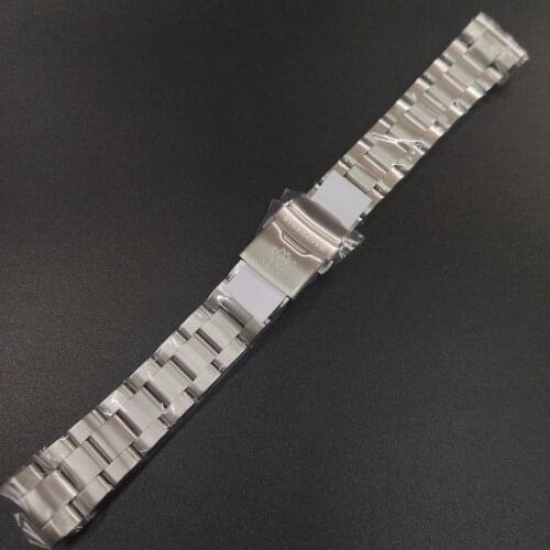 STEELDIVE SD1971 Stainless Steel Replacment Bracelet 20MM Signed Buckle Folding Clasp with Safety