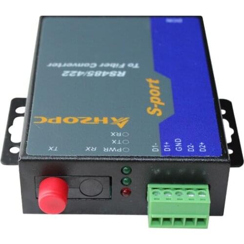 High quality two-way 485 data optical terminal, 2 way bidirectional 485 light cat MODBUS single fiber FC round head pair