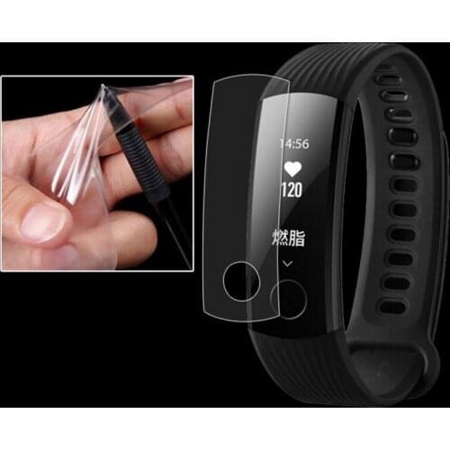 2pcs Anti-shock Soft TPU Ultra Clear Protective Film For Huawei Honor Band 3 Band3 Smart Wristband Full Screen Protector Cover