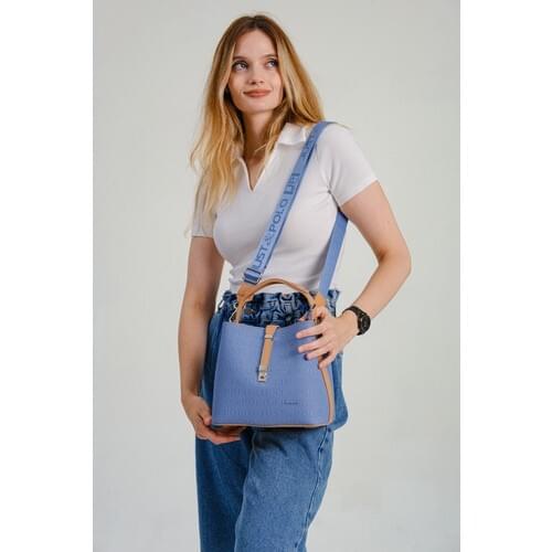Just Polo detailed womens clasp and shoulder bag
