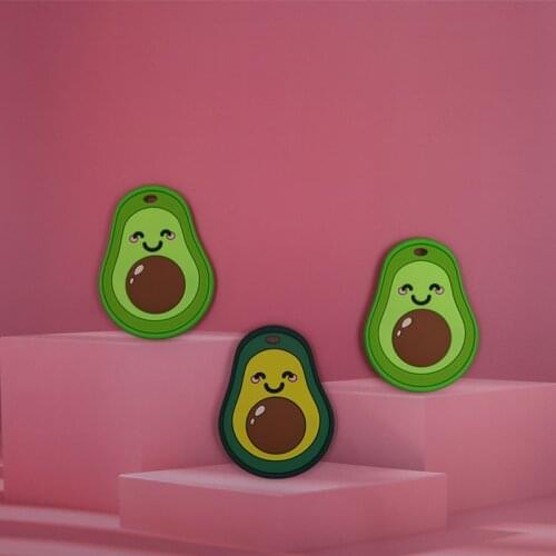 Kovict BPA Free 1PC Avocado Baby Teething Toys Rodent Chewable Animal Shape Baby Products Nursing Gift