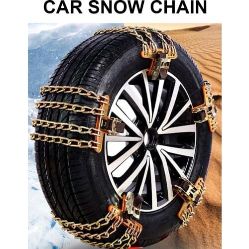 1PC Snow Chain Anti-skid Emergency Tire Chain For SUV Pickup Truck Car Exterior Products