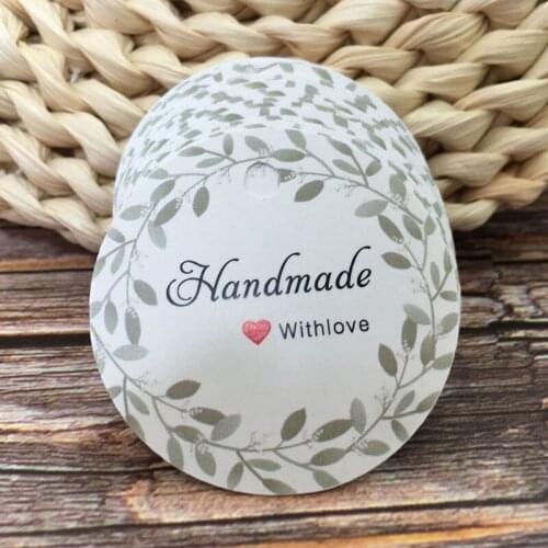 4cm/100pcs/ ForParty /Christmas/ Gift Tags/Thank You Wedding Tags /HandmadeThank You Tag / Party Decoration