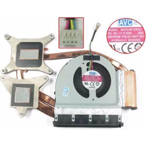AVC For hinkpad W530 04W3627 FRU:04W3627 BATA0812R5H DC 5V 0.5A Heatsink Fan