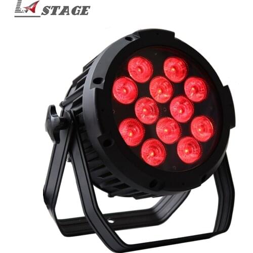 Free Shipping Hi-Quality DJ Party Lights Waterproof 12x15w RGBWA 5in1 Ip65 Outdoor Led Par Light Stage Equipment DJ Lights