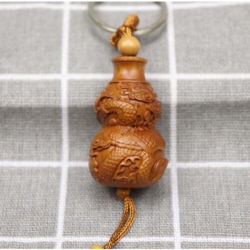 Wholesale Mahogany Three-dimensional Engraving Keychain signs Keyring gift for friend women men jewelry car keychain S3