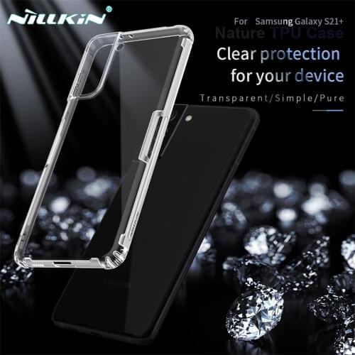 For Samsung Galaxy S21 Plus S21 Ultra Cases Nillkin Nature Transparent Case Soft Silicon TPU Clear Cover For Samsung S21 S21+ 5G