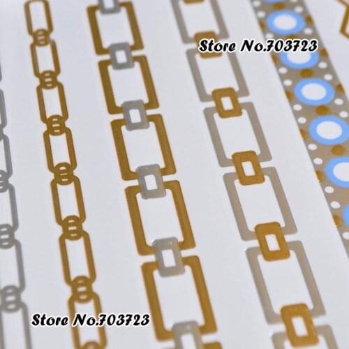 Beautiful Large Design Necklace Bracelet Metallic Body TATTOO Gold Silver 8 Type W-120