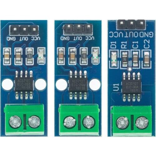 1pcs ACS712 5A/ACS712 20A/ACS712 30A Hall Current Sensor Module ACS712 model ACS712 5A 20A 30A