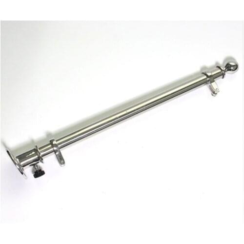 Marine Boat Yacht 316 Stainless Steel Deck Flag Pole With Socket Base 457mm 18 Inch