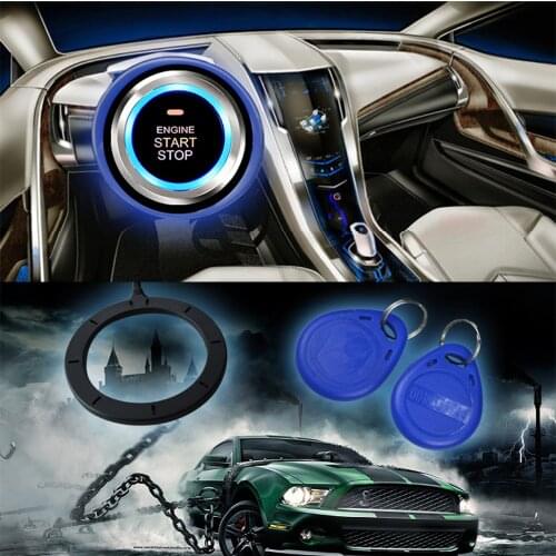 2021 New 12V Car Engine Push Start Stop Button Ignition RFID Keyless Remote Starter Alarm Ignition System / Keyless Start System